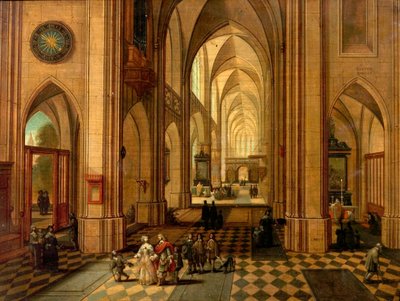 Catedral de Amberes de Pieter the Elder Neeffs